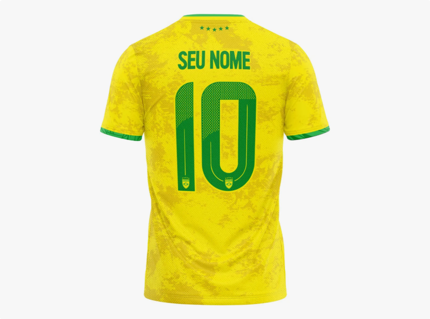 Camisa Brasil Copa 2026 Personalizada